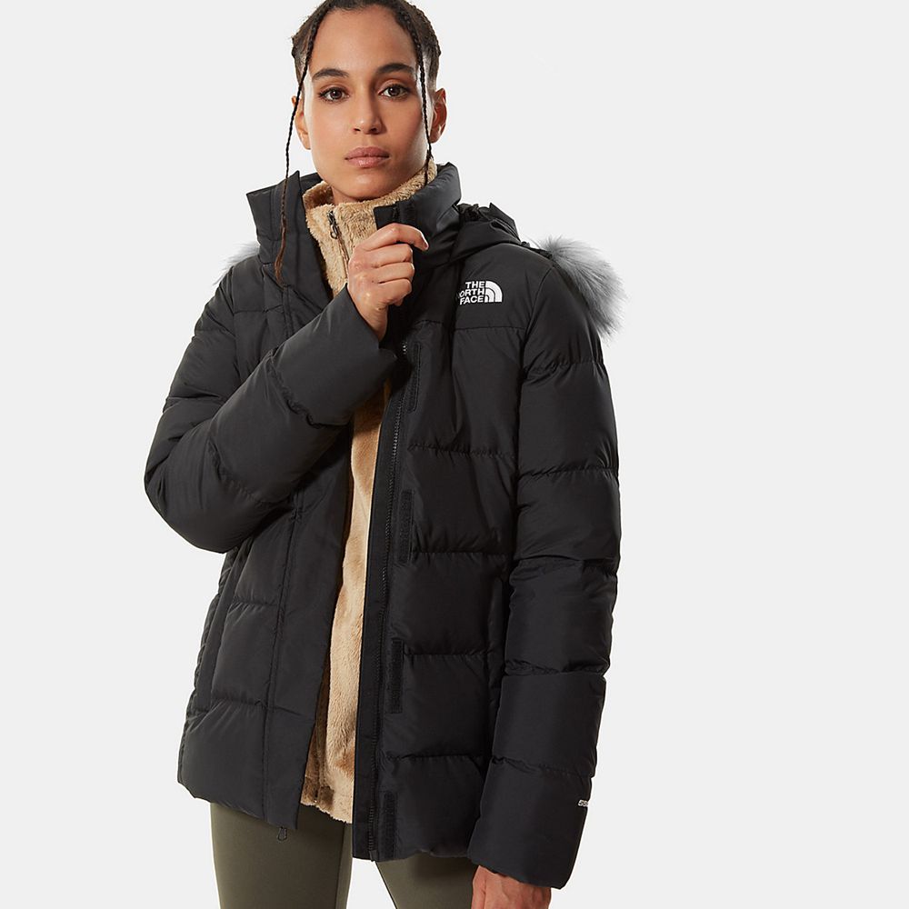 The North Face Winter Jacket Womens Australia - The North Face Gotham Black (KCD-365780)